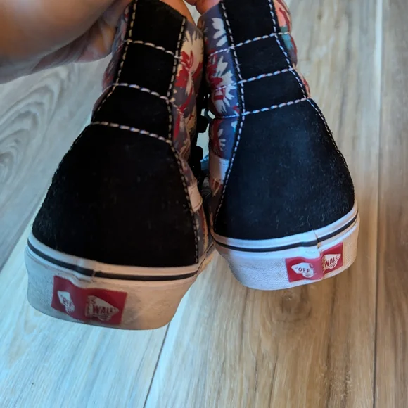 Vans high top SK8-HI floral pattern sneakers - Picture 6 of 8